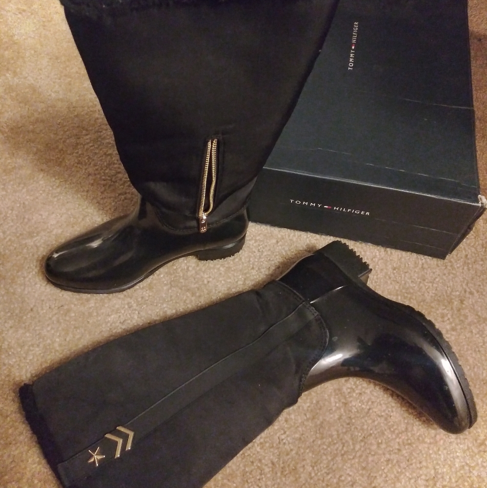 Tommy Hilfiger Boots 7 Black